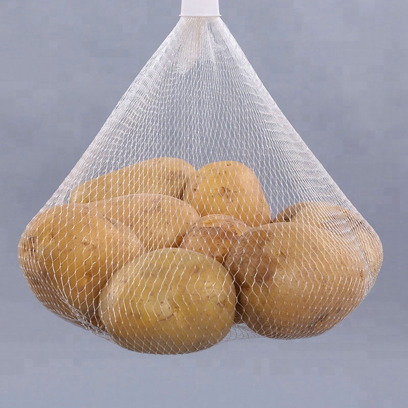 PE PP Extruded Net Sacculi Roll Extra Retia Mesh Pera Rolls Packaging Net Fructus / Vegetabilis Net Pera