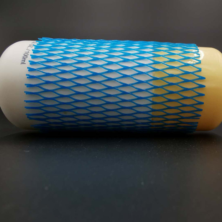 Blue Rigid Plastic Mesh For Bolt Plastic Sleeve Mesh